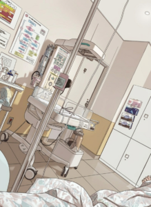 赤ちゃんの処置台